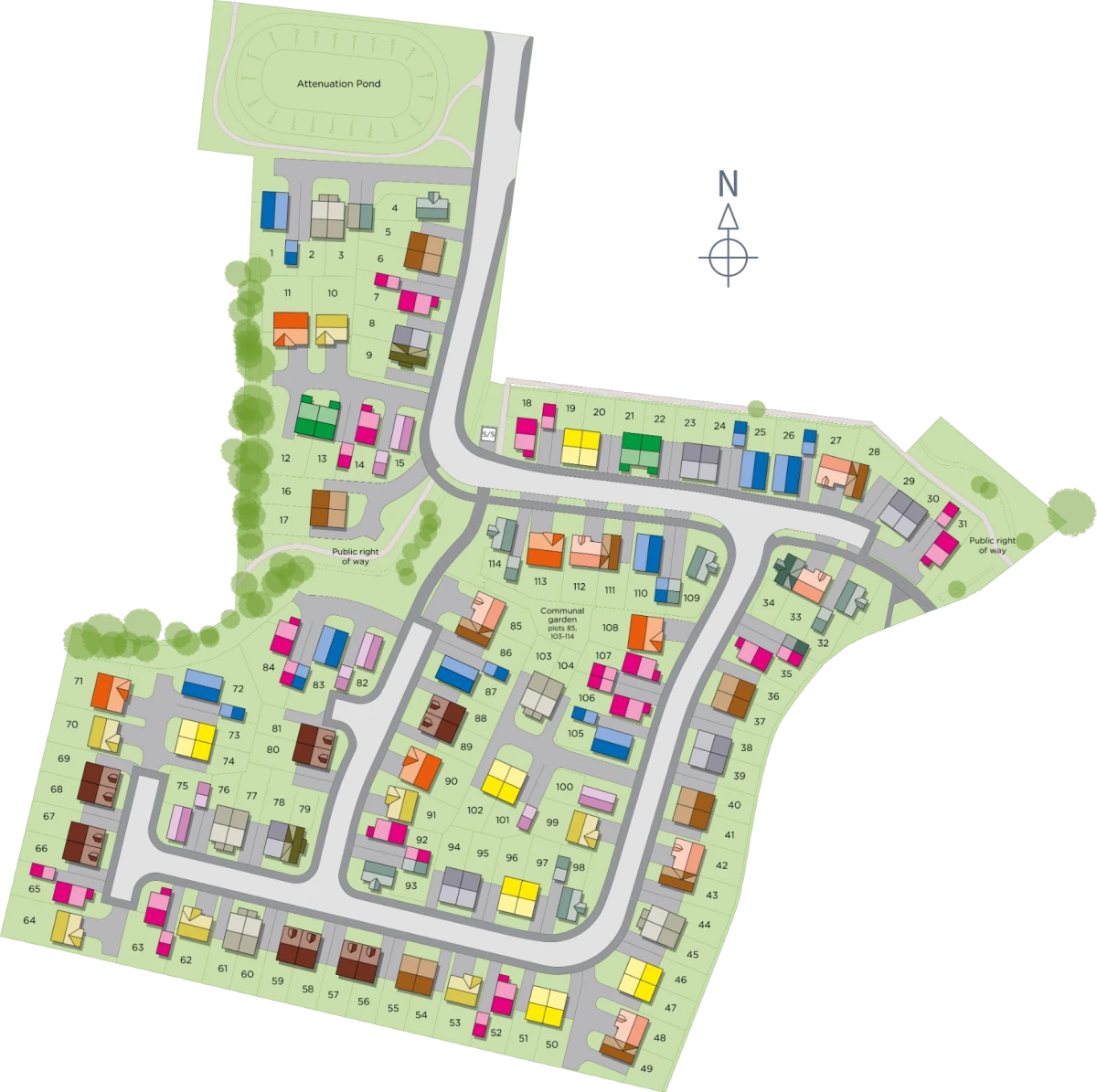 Kingston Fields site plan