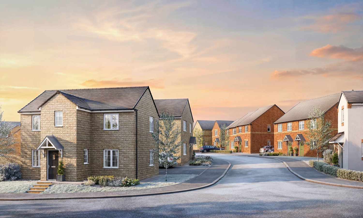 Danum Glade street scene CGI