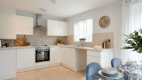 One of many kitchen options available when you choose a brand new Gleeson home.