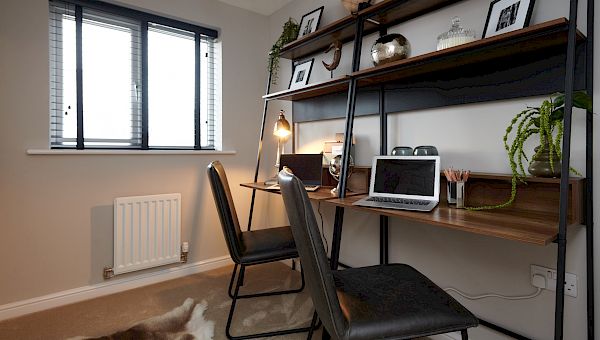 Transform your spare bedroom into a home office.