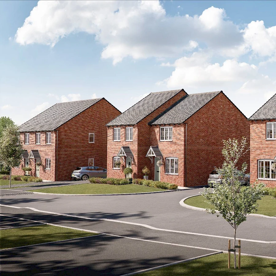 Danum Glade CGI Street Scene