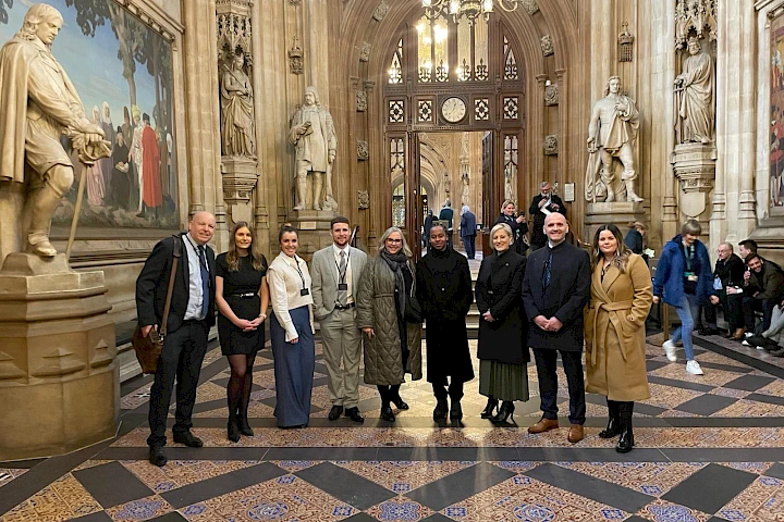Group of Gleeson employees including apprentices pictured at Parliament