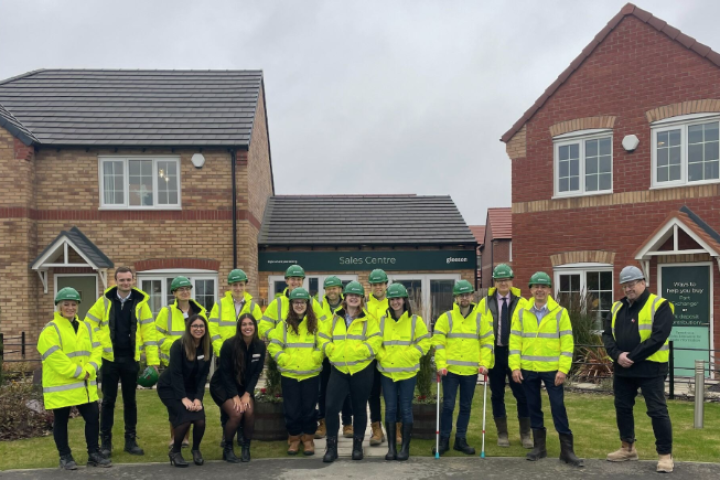 MHCLG visits Gleeson's Petersmiths Park development