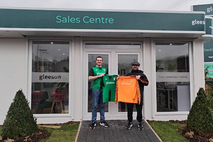 Gleeson supports Barlick Wanderers with new kit sponsorship