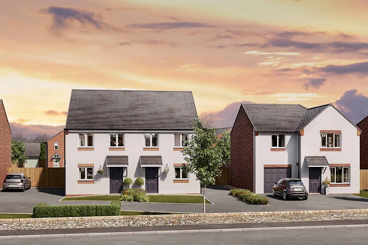 Gleeson Homes rendered CGI street scene