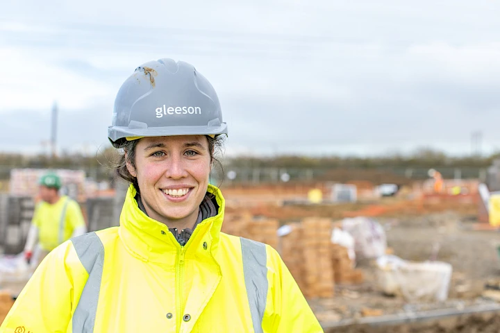 Female Assistant Site Manager on site