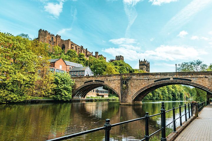County Durham castle and cathedral
