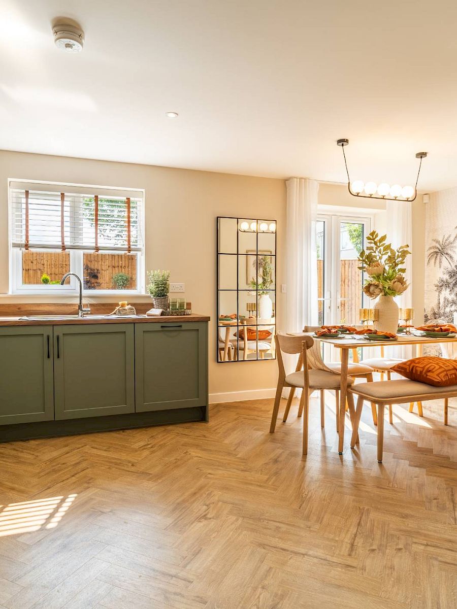 Hollinwell Heath Longford show home kitchen