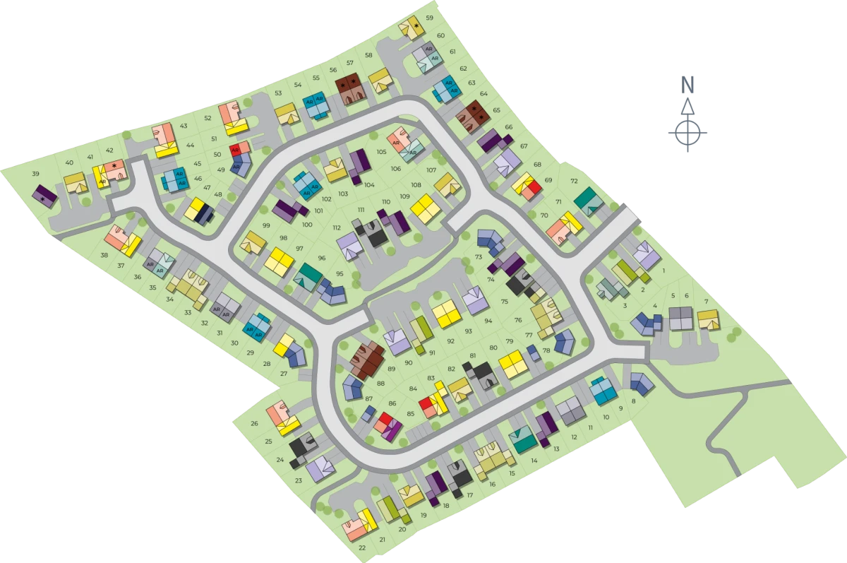 Teversal Place site plan