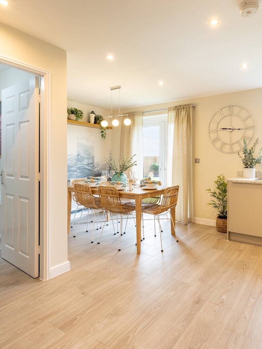 Ocean themed kitchen dining room