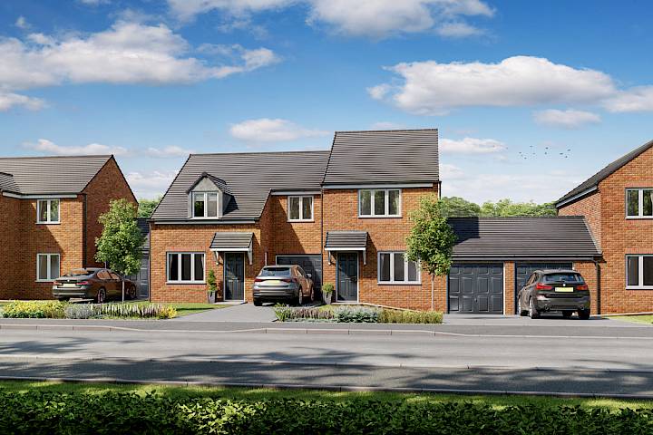 Harker Place CGI Streetscene