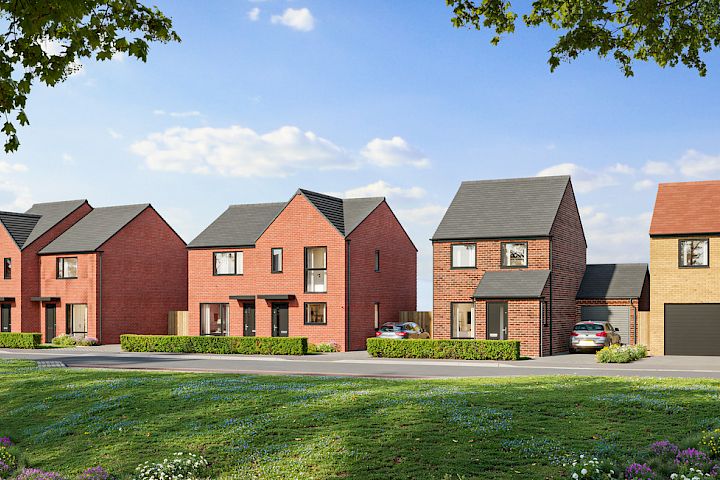 All Saints Ferryhill streetscene CGI