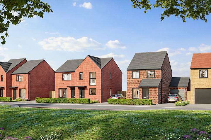 All Saints Ferryhill streetscene CGI