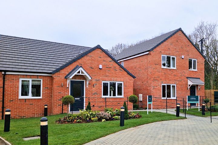 Two-bedroom bungalow and four-bedroom detached show home