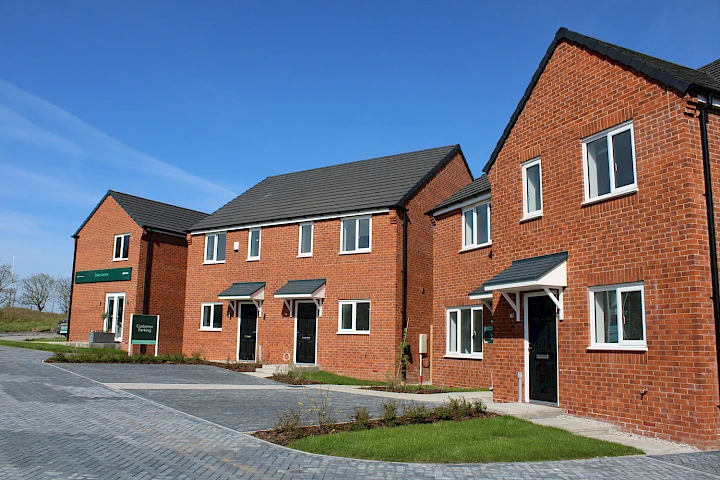 Show home and sales area at Thornton Fields