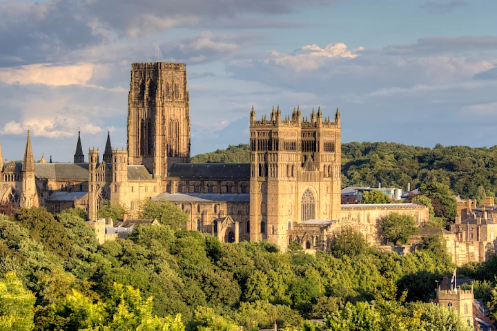 Durham city centre and cathedral
