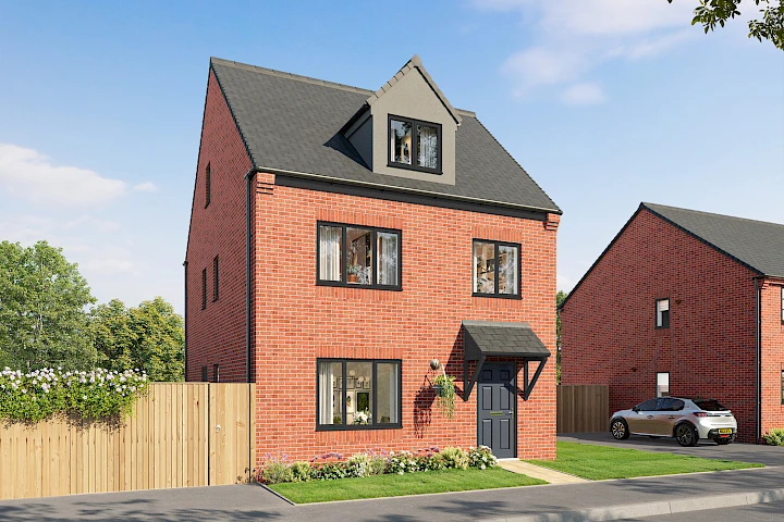 5 bedroom show home CGI