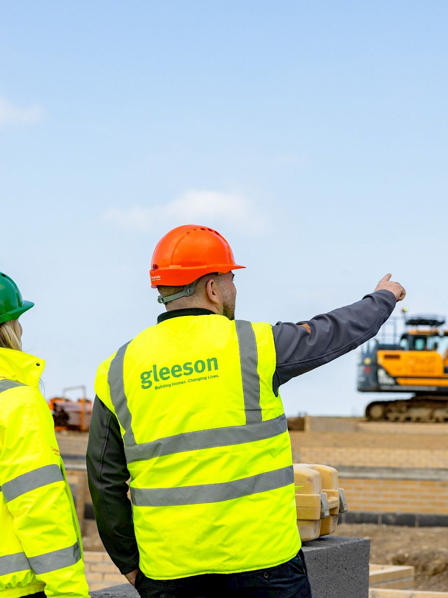 Gleeson site team in PPE