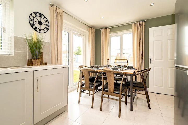 Kitchen and dining table