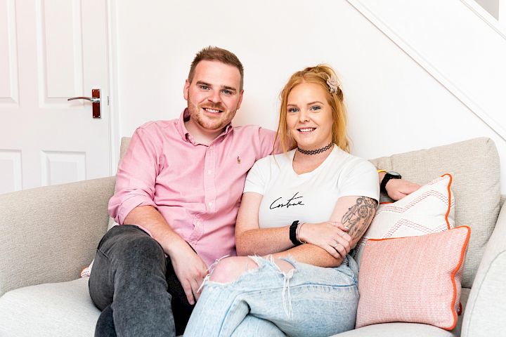 Josh and Tania - homeowners Gleeson - happy buyer